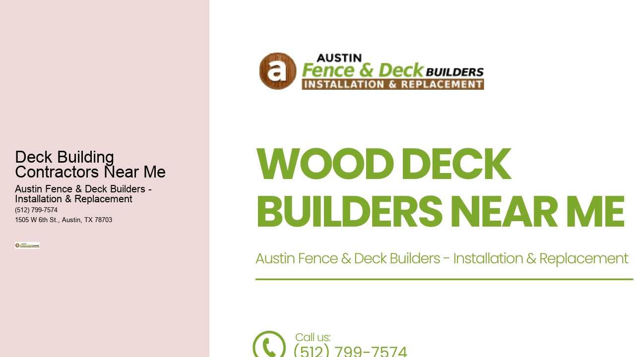 Deck Building Contractors Near Me